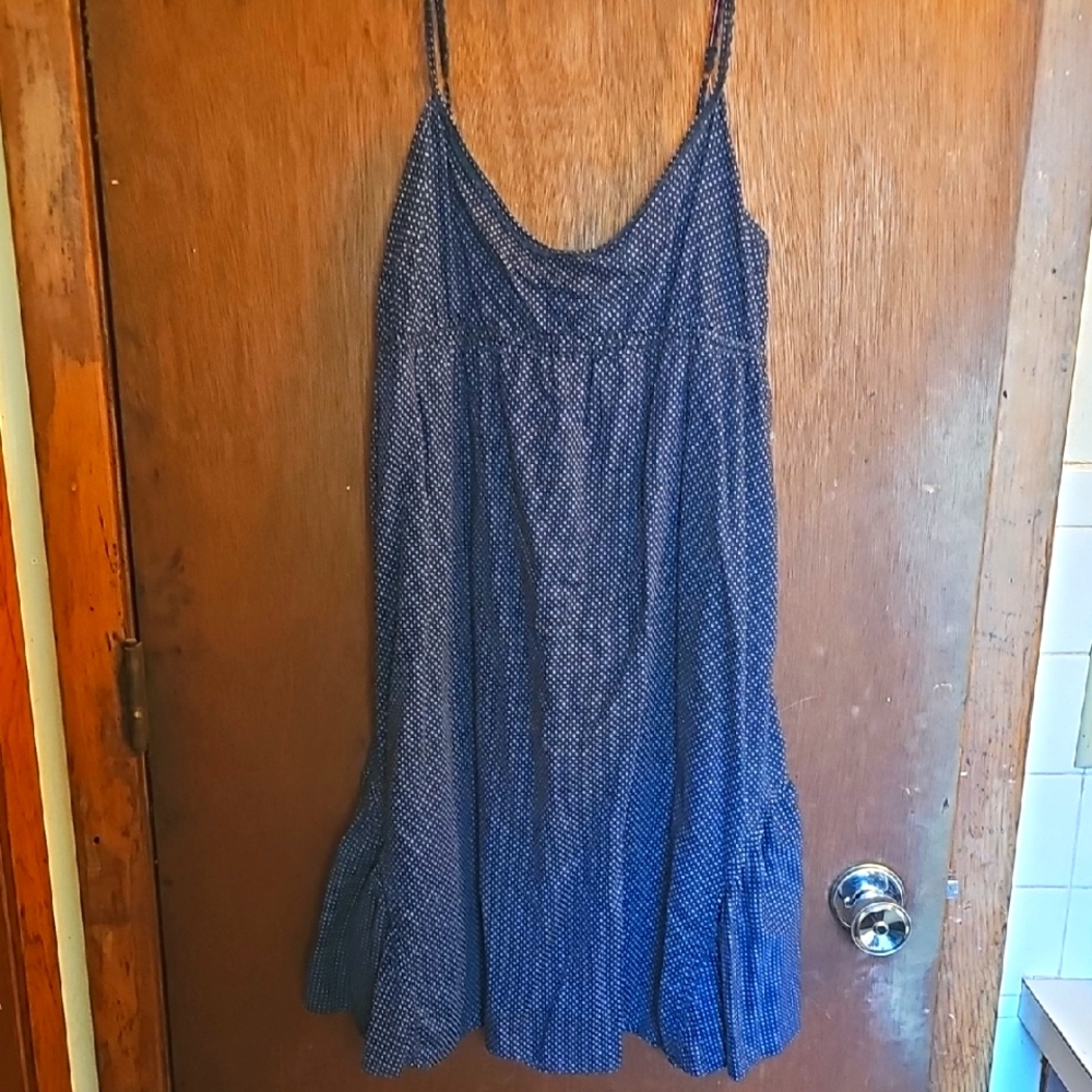 Blue Polka Dot Dress